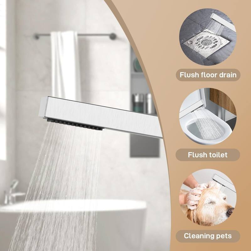 Freestanding Bathtub Faucet, Floor-Mount Tub Filler Chrome