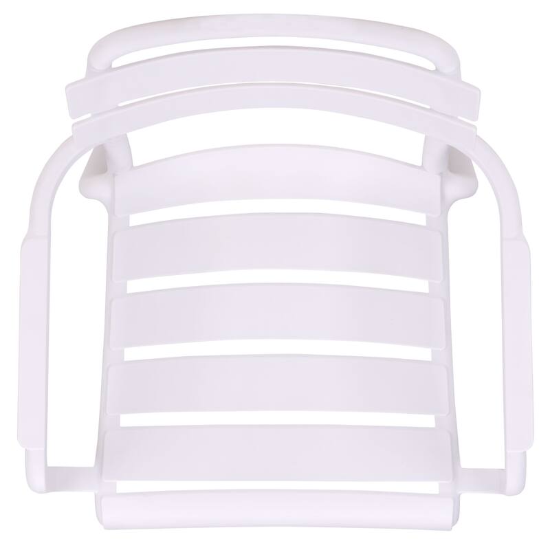 SAFAVIEH Outdoor Living Sarah Stacking Dining Armchair (Set of 2) - 21"W x 23"D x 32"H