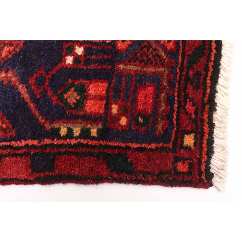 ECARPETGALLERY Hand-knotted Andelz Black Wool Rug - 4'0 x 7'9