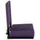 2 Pack 500 lb. Rated Lightweight Stadium Chair-Handle-Padded Seat