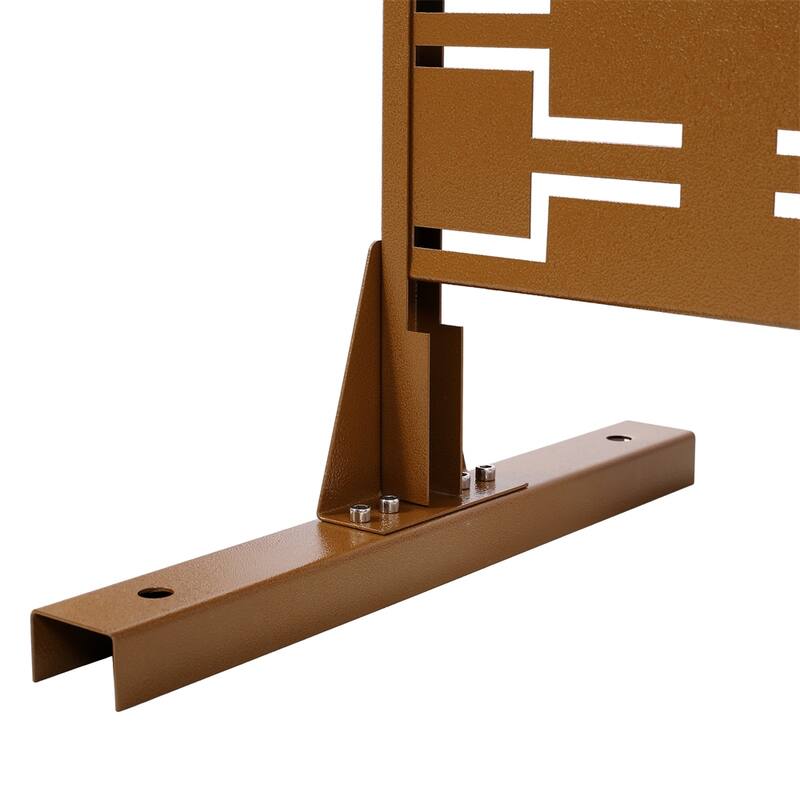 Outdoor & Indoor Privacy Screen Metal Privacy Screen 76" H×48" W