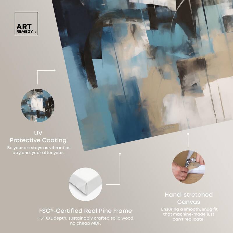 Glimpse of Infinity I Canvas by Art Remedy, Gallery Wrapped