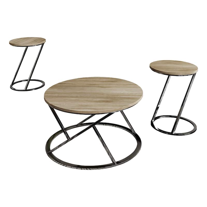 CraftPorch Elegance 3- Pieces Coffee Table Set