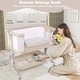 preview thumbnail 9 of 19, Costway Baby Bassinet Bedside Sleeper with 6-Level Adjustable Height - See Details