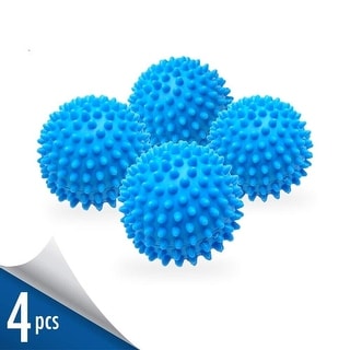4 Pack Reusable Tumble Dryer Balls, Washing Machine Softener Balls | UK