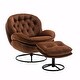 preview thumbnail 39 of 133, TV Chair Accent Chair for Living Room with Ottoman