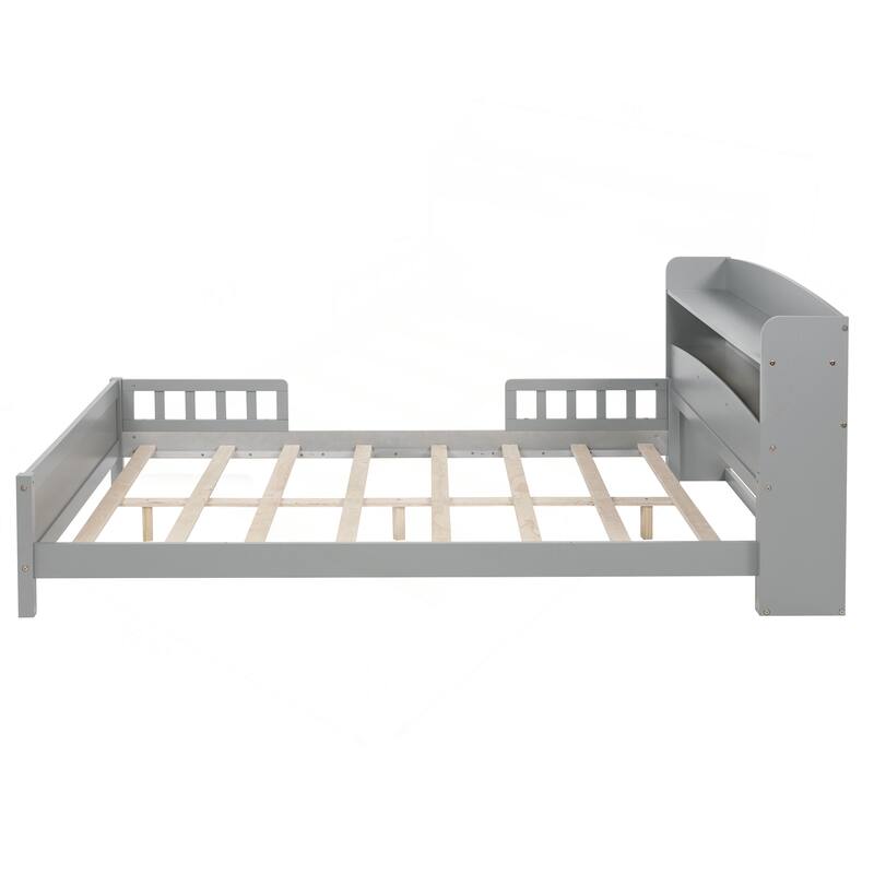 Full Pine Wood Bed with Innovative Features for Ultimate Comfort