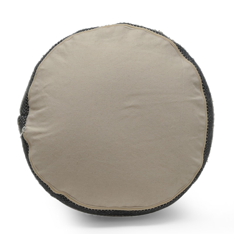 Diamond Handcrafted Fabric Cylindrical Pouf