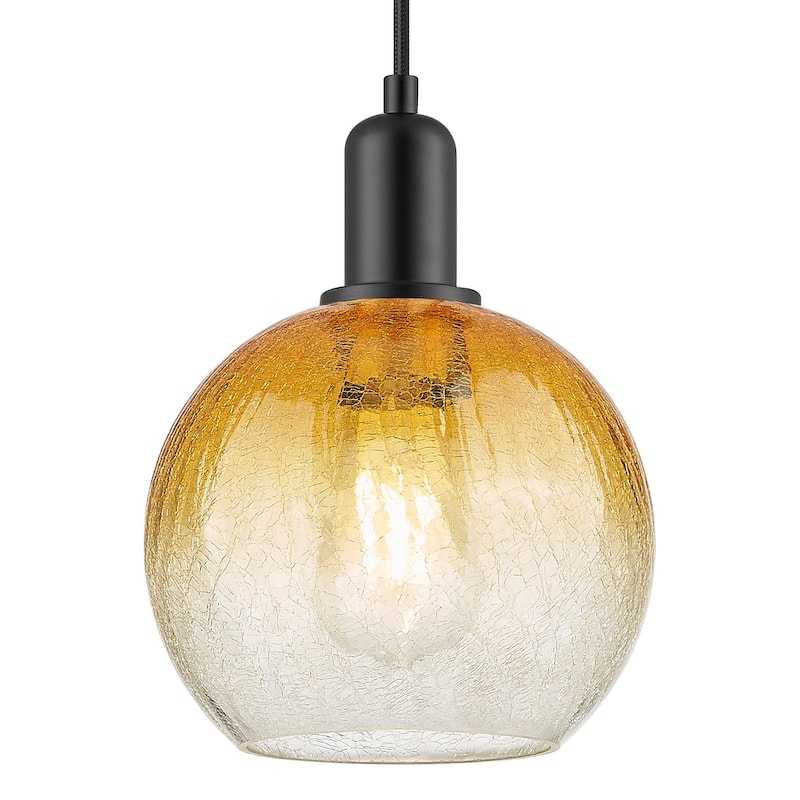 Innovations Lighting 716-1P-G483-8AM Brookhaven Globe 8" Wide Cord - Matte Black
