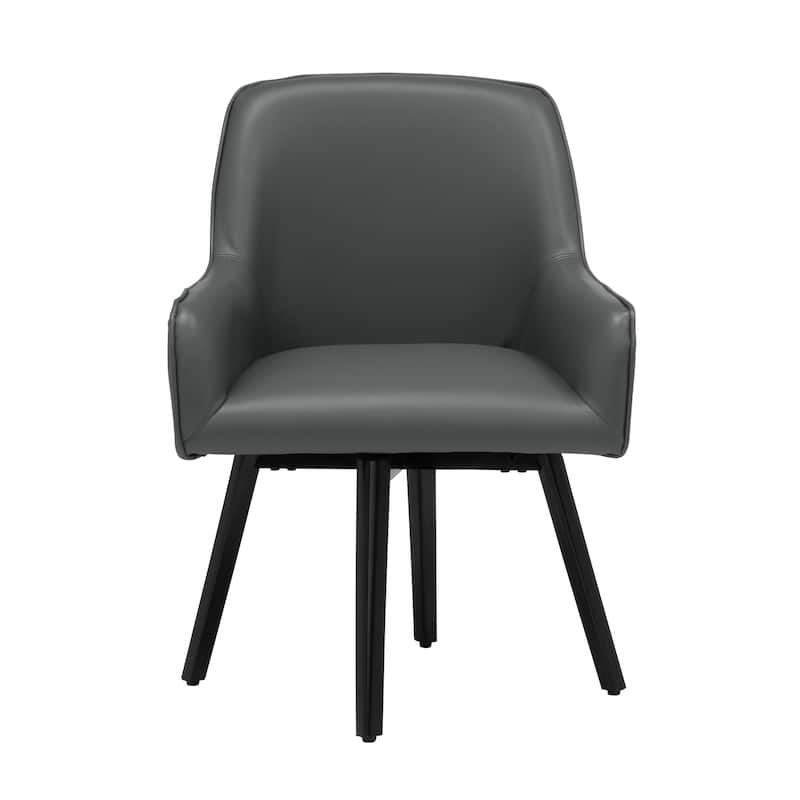 Studio Designs Home Spire Luxe Swivel Guest/Dining/Office Accent Chair with Arms
