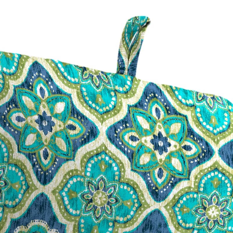 22" x 45" Outdoor Chair Cushion with Ties and Loop - 45'' L x 22'' W x 5'' H