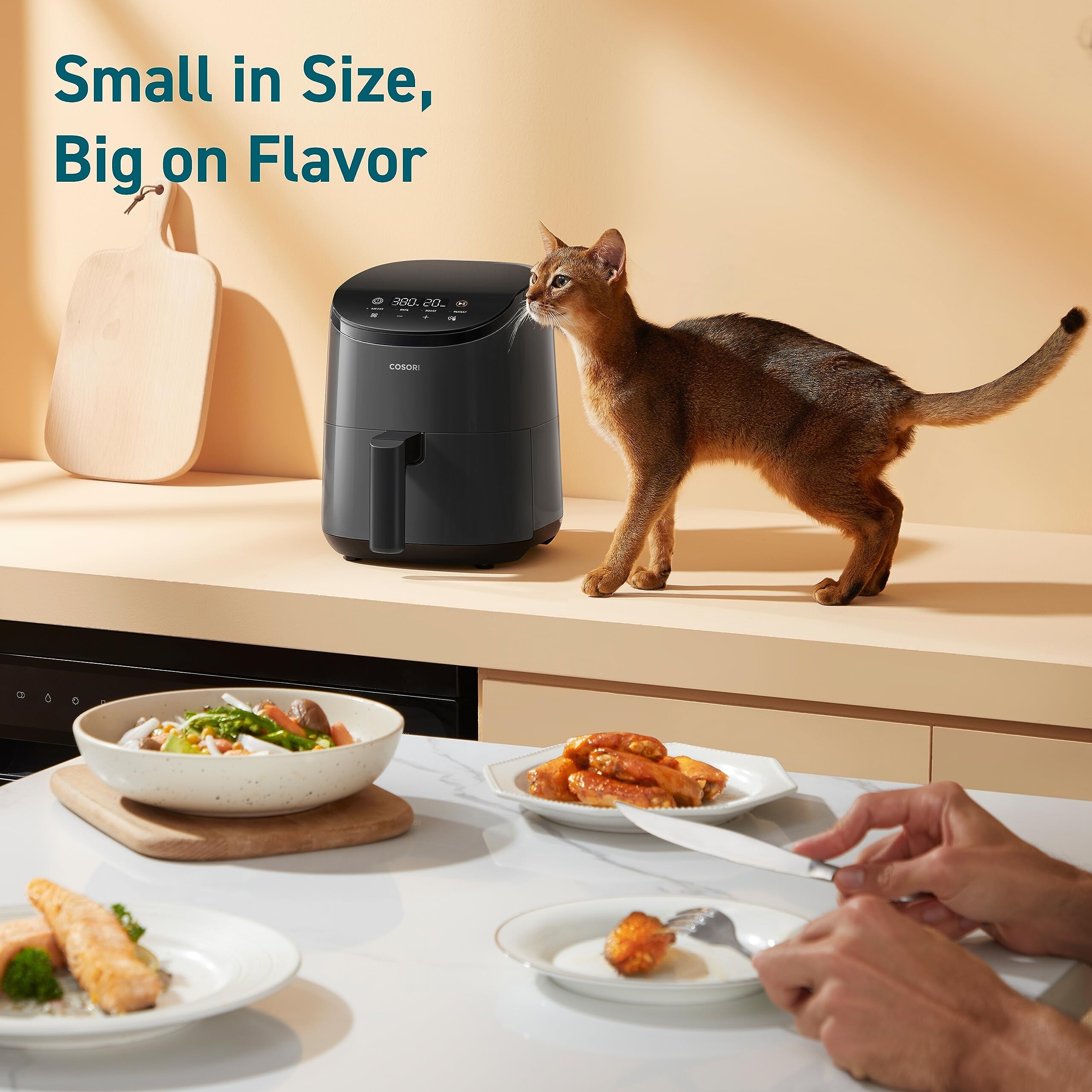 Space saving air fryer oven discount