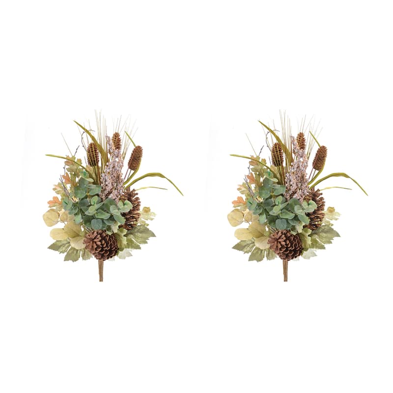 Mixed Fall Foliage Bush (Set of 2)