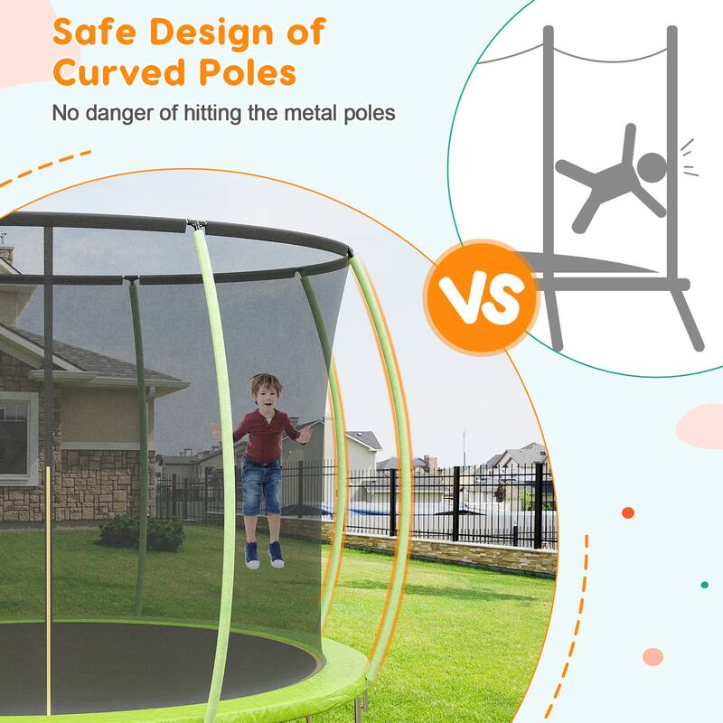 Trampolines with Safty Enclosure Recreational Trampolines