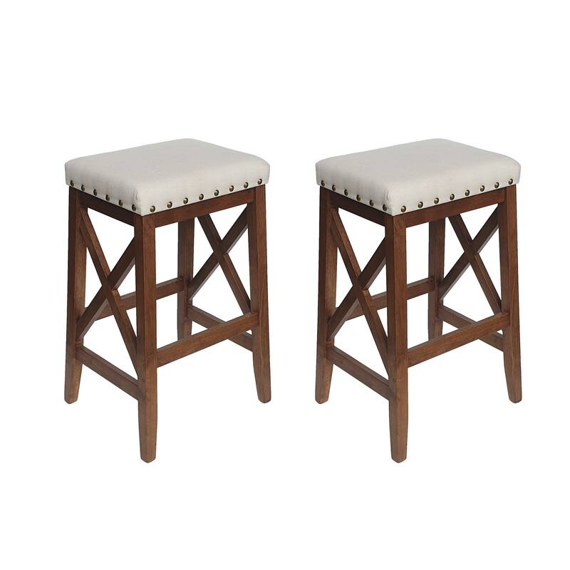 Saddle Barstool Set of 2