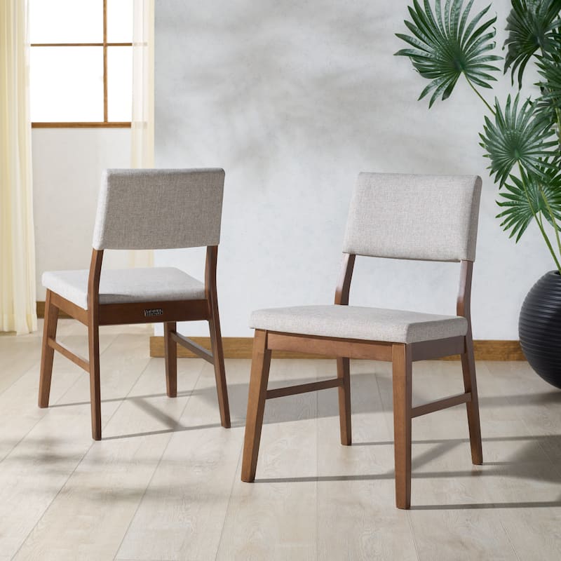 SAFAVIEH COUTURE Jessbrina Wood Dining Chair (Set of 2) - 20"W x 24"D x 34"H