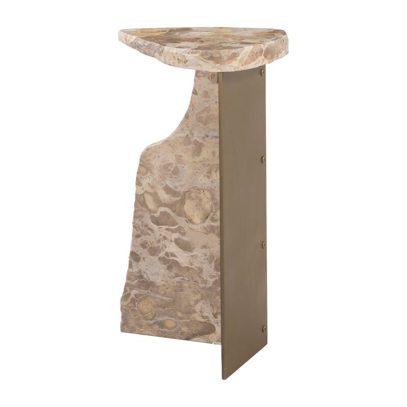 Surya Side Table Beige