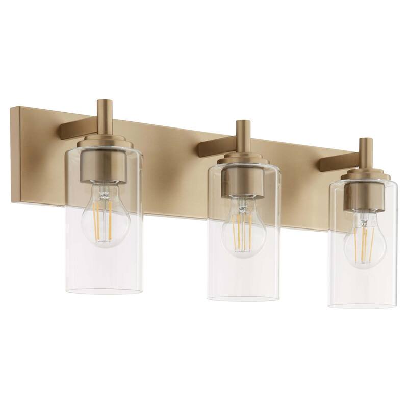 Quorum International 5200-3 Fallstaff 3 Light 23" Wide Vanity Light - Aged Brass