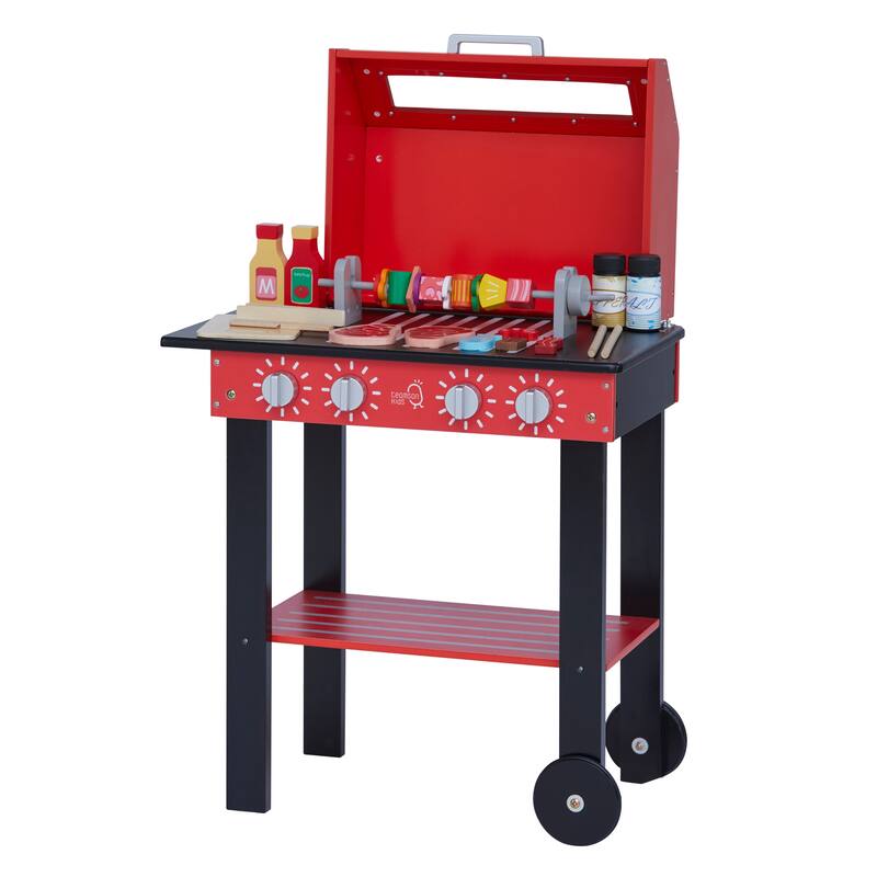 Teamson Kids - Little Helper Backyard BBQ Play Stand Play Kitchen