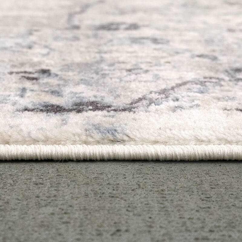 Dynamic Rugs Blue Norma Polyester & Polypropylene Area Rug