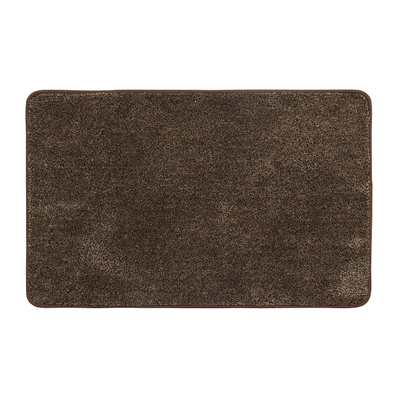 Luxurious Speckled Kitchen Mat - Ultra Absorbent, Super Soft Comfort 20x32 Inches - 32"L x 20"W x 2/8"H - Chocolate/Caramel