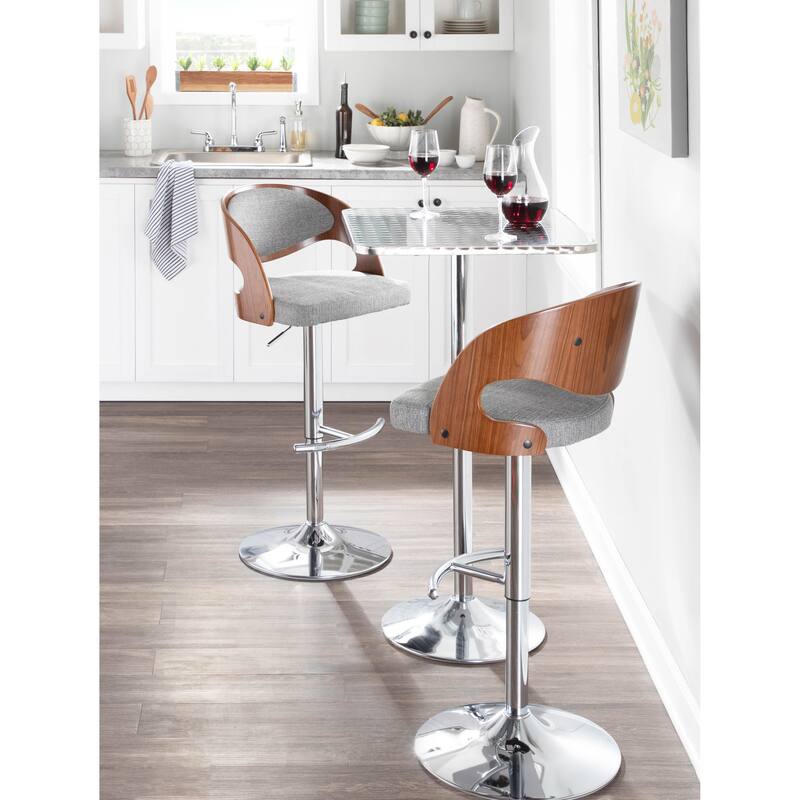Carson Carrington Visby Adjustable Barstool with Swivel