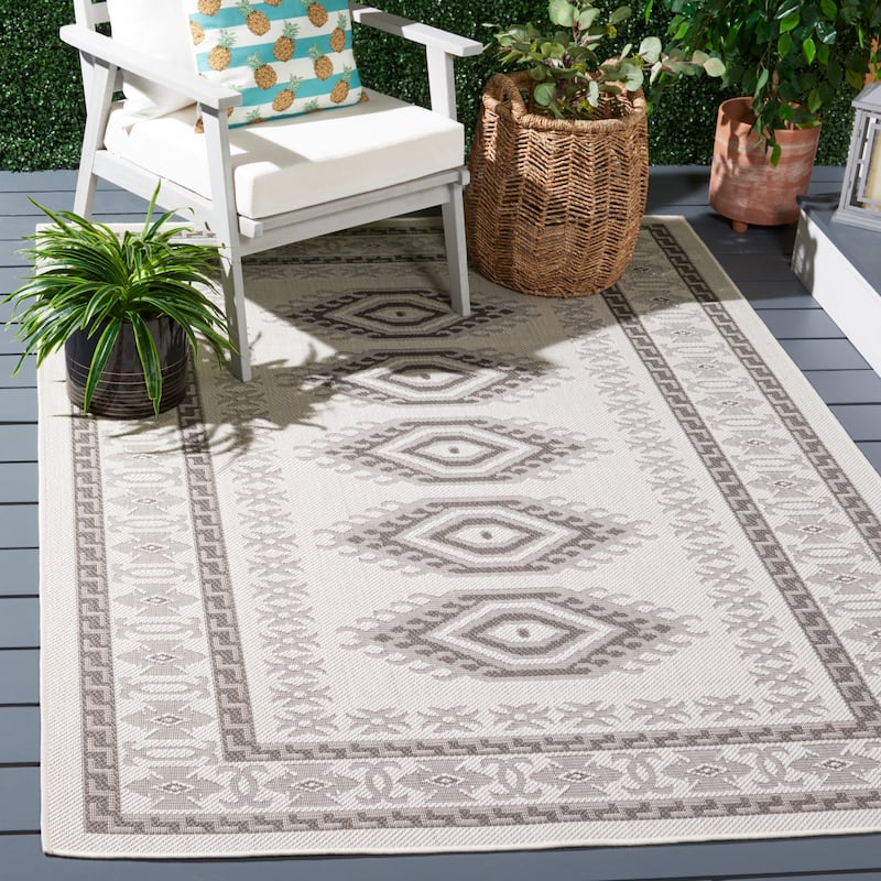 Martha Stewart by SAFAVIEH Washable Finnbjorg Indoor/ Outdoor Waterproof Rug