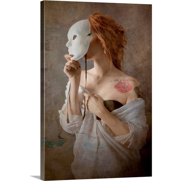 "Seeing through the mask" Canvas Wall Art