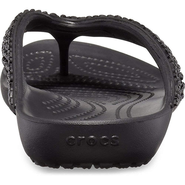 crocs kadee ii embellished women's flip flop sandals