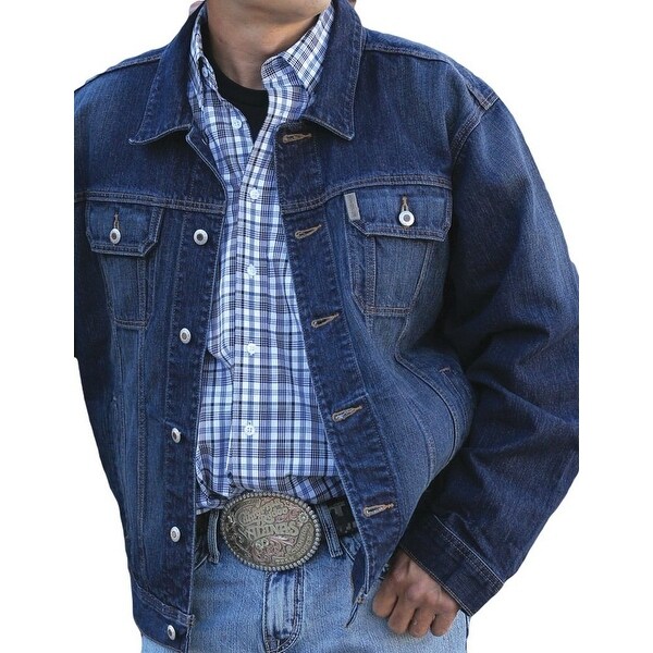 mens cinch denim jacket