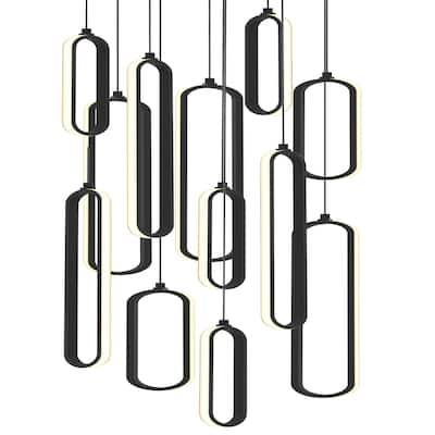 AFX SIEP99LAJD1RND12 Pendant 18" Wide LED Multi Light Pendant