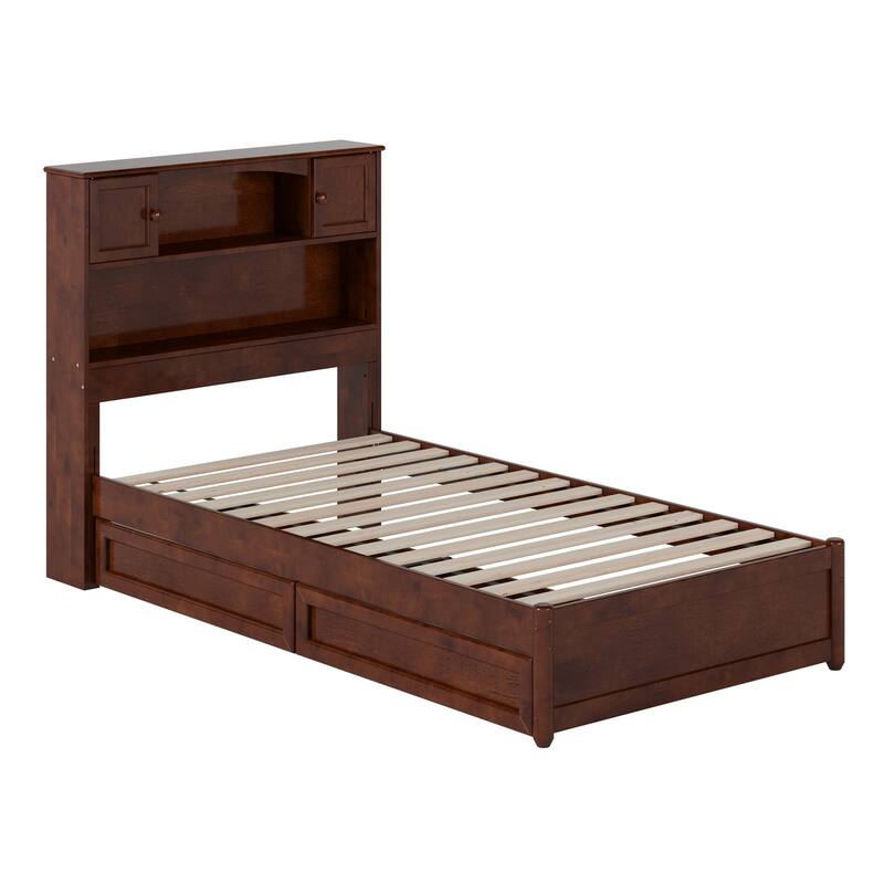 Hadley Platform Bed with Panel Footboard and Storage Drawers