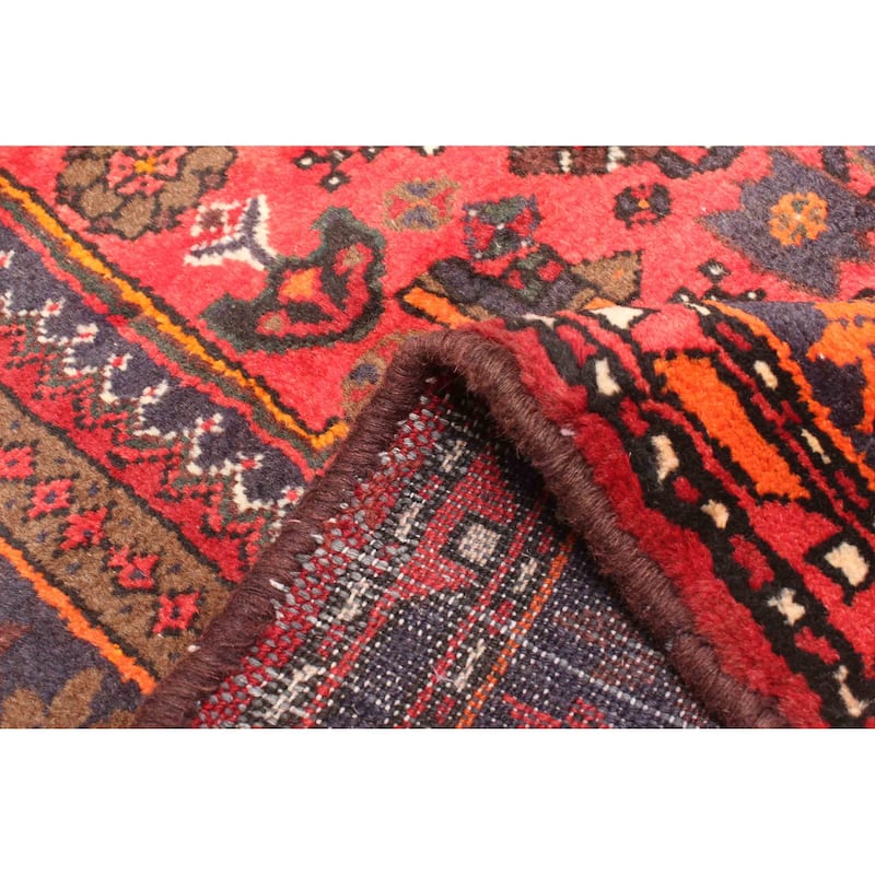 ECARPETGALLERY Hand-knotted Andelz Red Wool Rug - 4'3 x 6'10