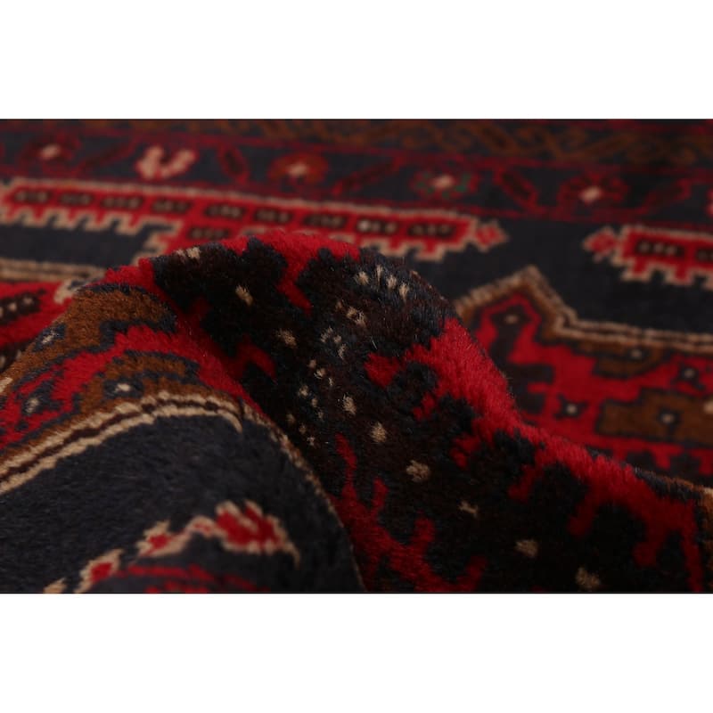 Teimani Red Rug 3'7" x 6'4" - 3'7 x 6'4