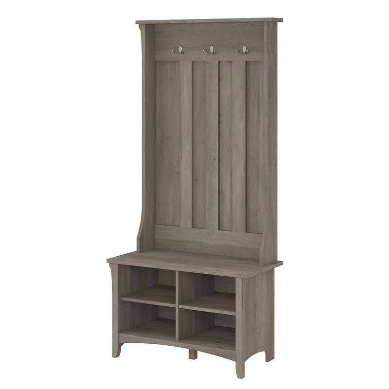Salinas Hall Tree with Shoe Storage Bench by Bush Furniture
