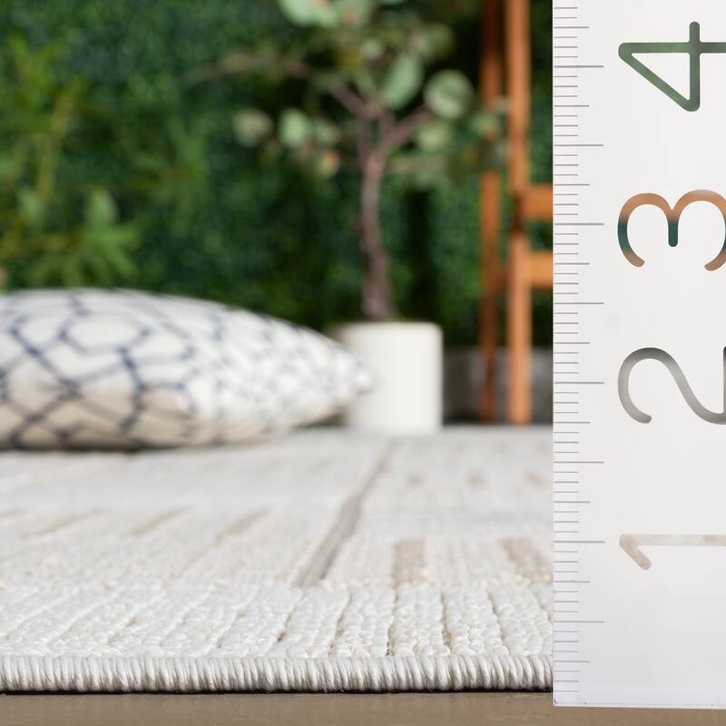 SAFAVIEH Veranda Bohdana Washable Indoor/Outdoor Rug - Weather Resistant & Easy Cleaning