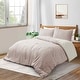 preview thumbnail 5 of 28, All Season Tufted Clipped Down Alternative Comforter Set Coral - King