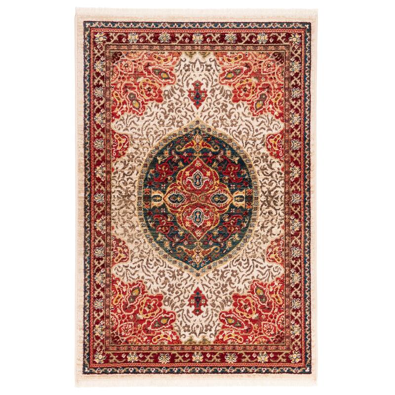 SAFAVIEH Kashan Patrice Oriental Rug with Fringe