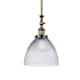 Option Brushed Brass / Clear Halophane