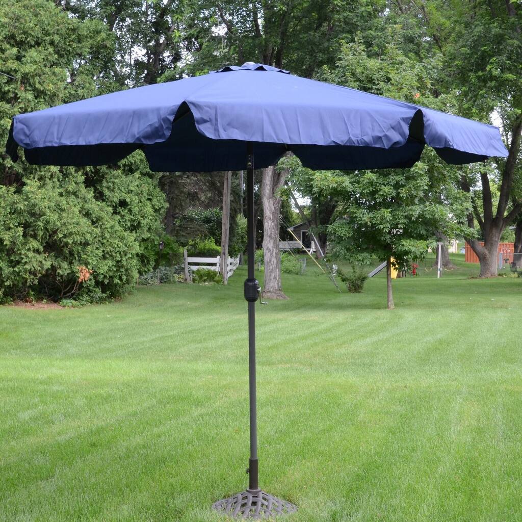 Deluxe Outdoor 9-foot Tilt Umbrella