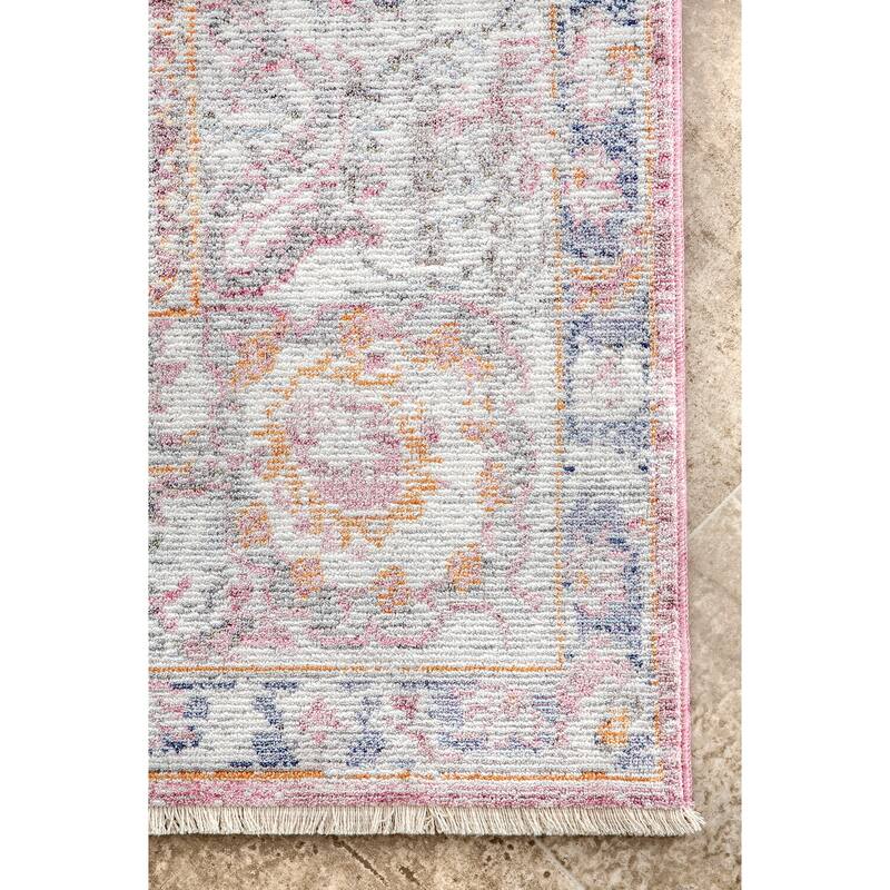 Nuloom Sky Blue Indie Fringe Area Rug