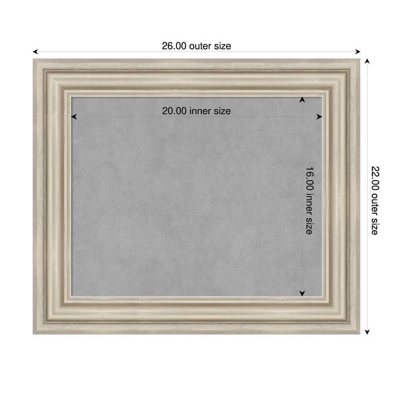 Amanti Art Sierra Black Brown Framed - 26 x 22 in - Sierra Silver