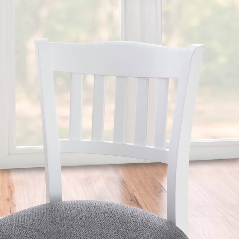 Linon Raubrook White Chair (Set of 2)