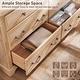 preview thumbnail 16 of 23, Vintage 7 Drawers Wood Dresser Chests, Rustic Dressers Chset Organizer