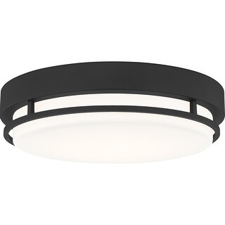 Hale Integrated LED Earth Black Flush Mount