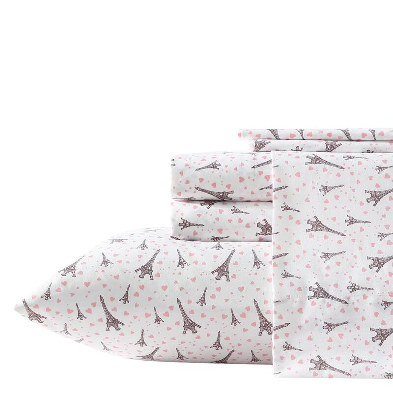 Betsey Johnson Printed Cozy Bonus Sheet Set