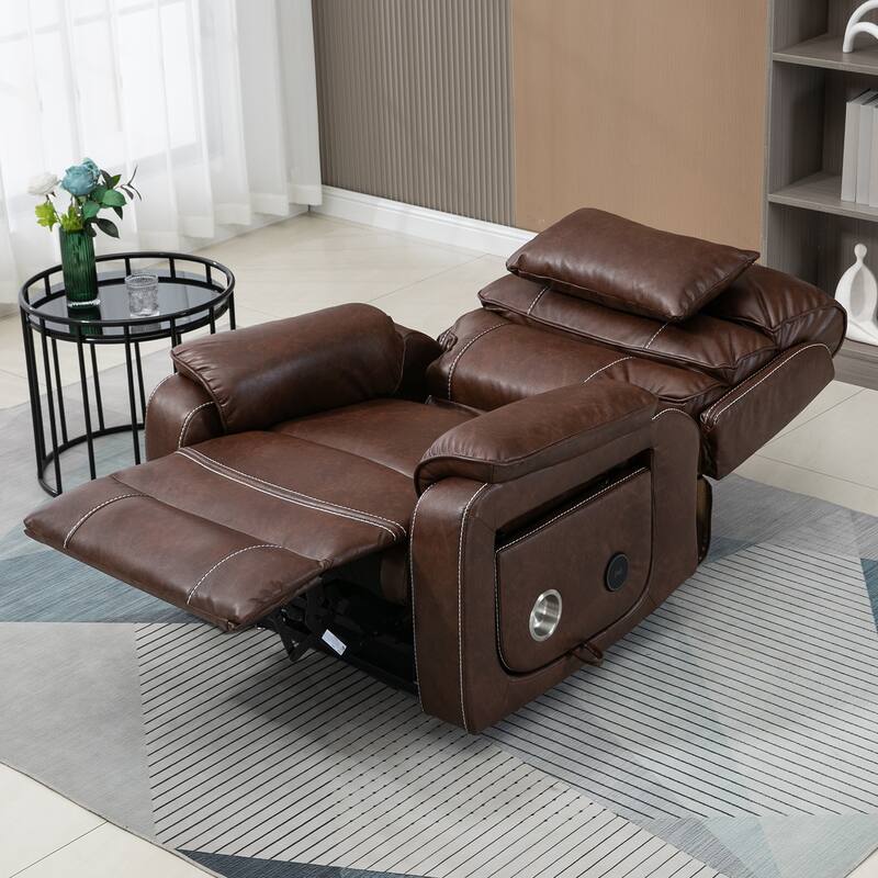 Flagship Oversized Recliner Chair with Wireless Charge, Massage & Heat