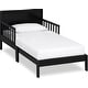 preview thumbnail 1 of 5, Dream On Me Brookside Toddler bed Black - Toddler