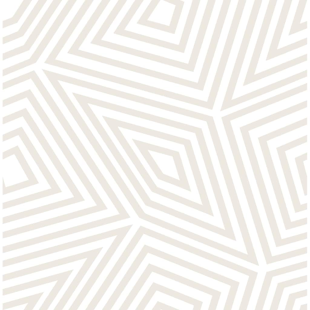 A-Street Prints Sterling Kaleidoscope Wallpaper