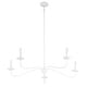 preview thumbnail 6 of 5, Meridian M10085 5 Light 7" Tall Taper Candle Style Chandelier
